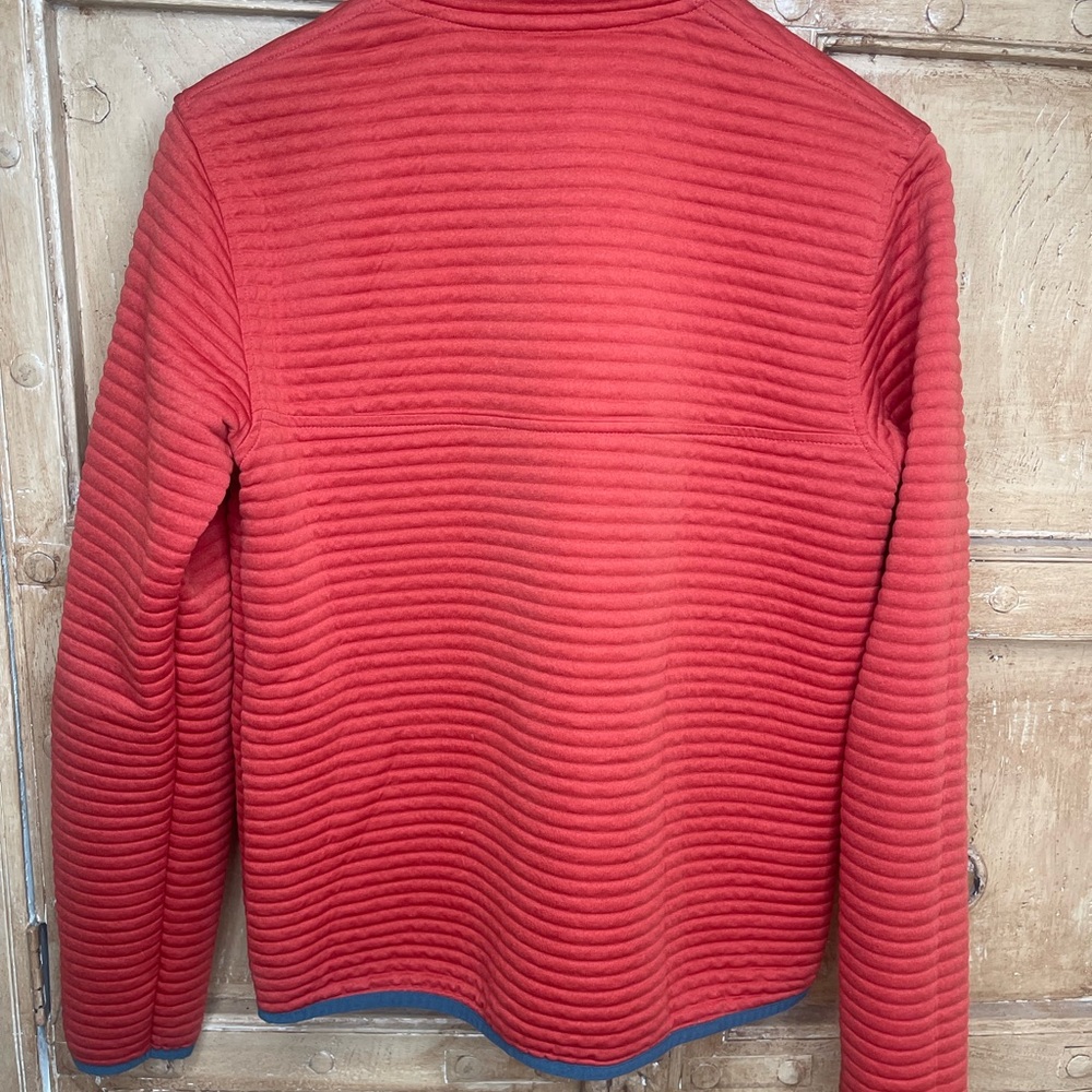 LL Bean Ribbed Pullover Jacket - Picture 2 of 5
